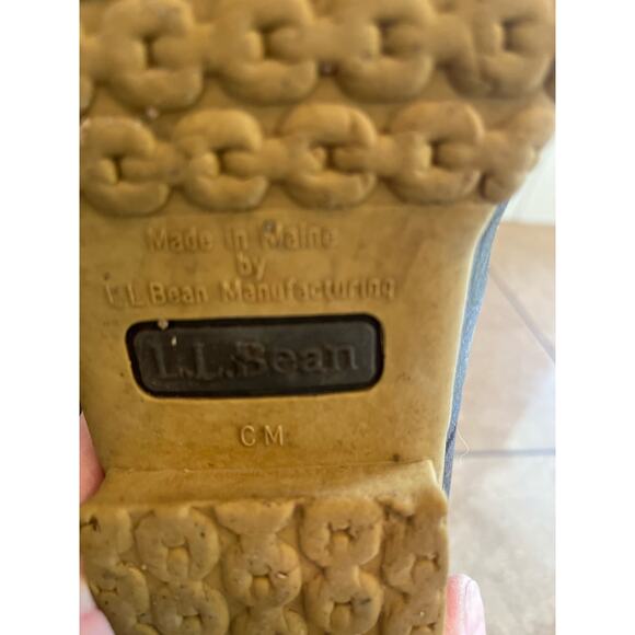 L.L. Bean Leather Shearing Fur Insulated Duck Boots Women 6 Winter Warm Outdoor - Picture 8 of 11